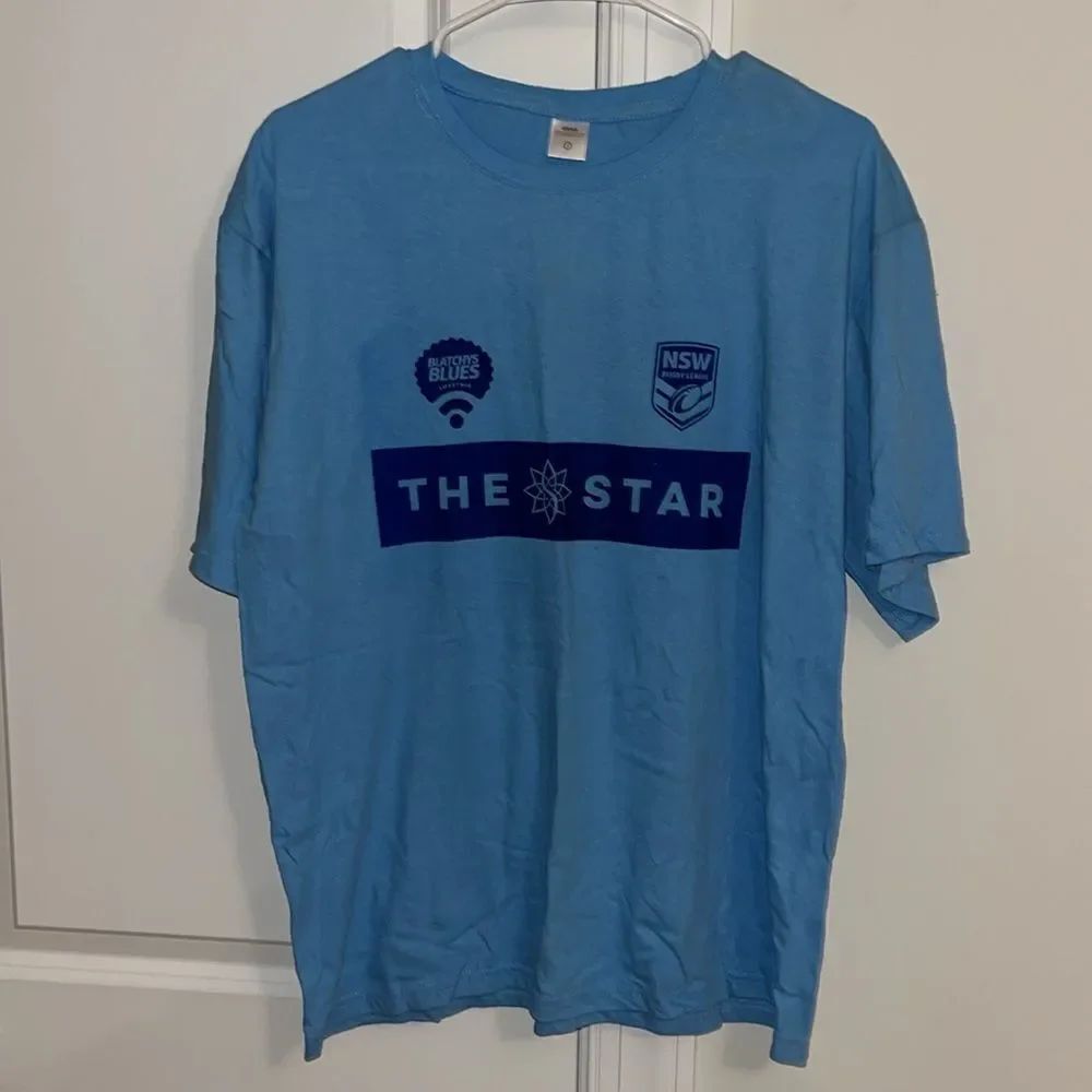 The Blatchys Blues NSW State of Origin Sydney Star Casino Hotel Rugby T shirt L